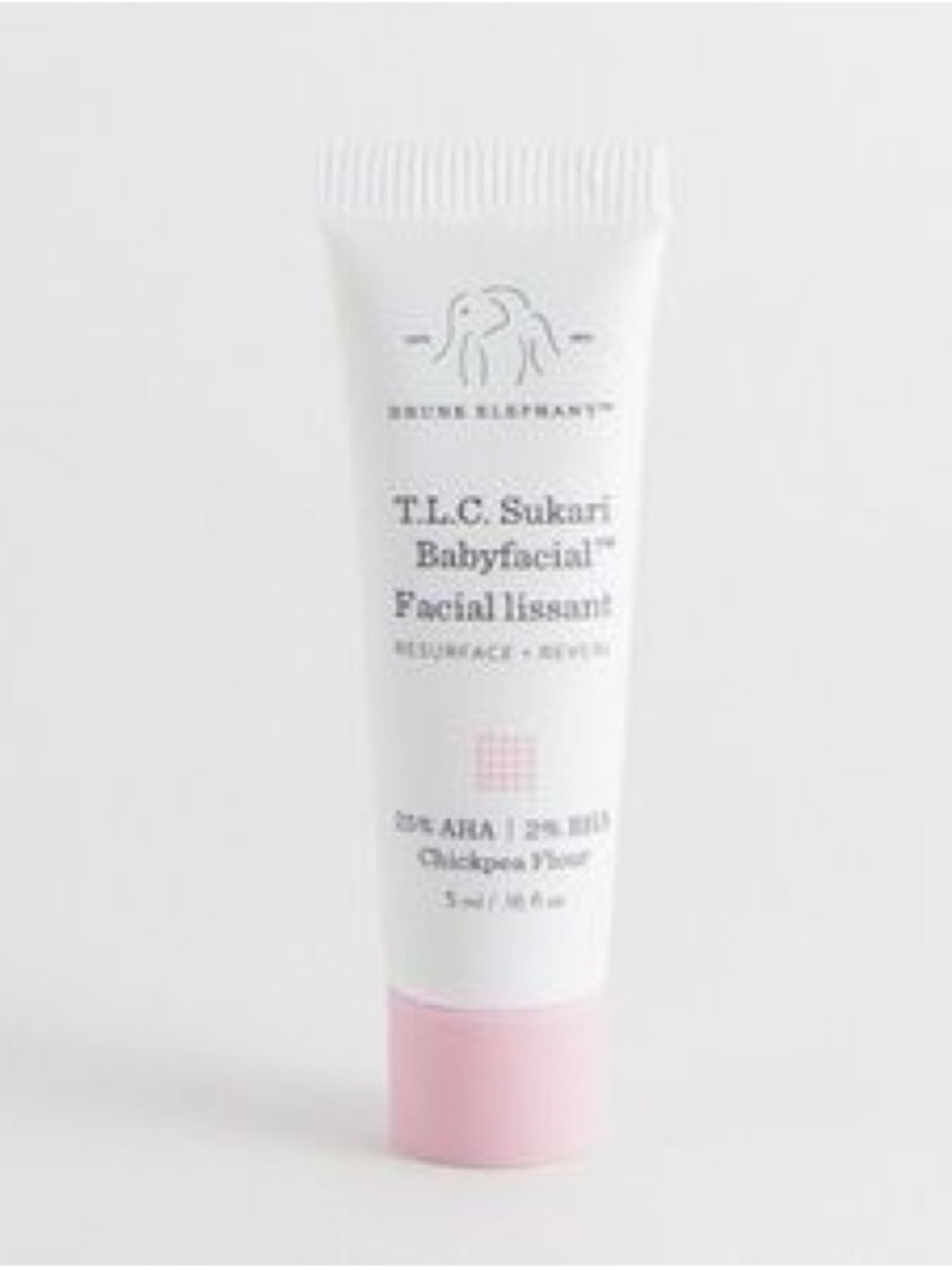 Set of 3 Drunk Elephant T.L.C. Sukari Babyfacial Mini - White & Pink